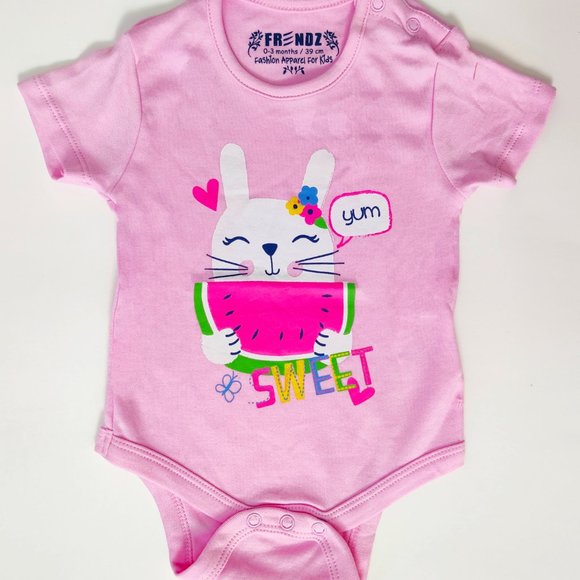 Koala kids Baby girl onesie lot of 6 Colorful graphics, comfy, breathable, pick - Picture 11 of 11